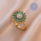 I-Rings™ | Girasol Zirconia | Anillos Anti-Ansiedad
