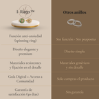 I-Rings™ | Girasol Zirconia | Anillos Anti-Ansiedad